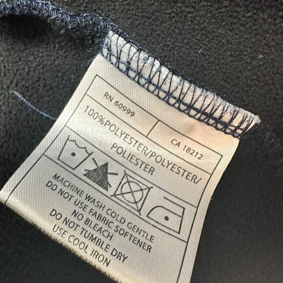 Nashville Predators Jacket Mens Size M Full Zip Navy Blue Antigua Fleece Lined - Picture 10 of 10